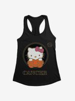 Hello Kitty Star Sign Cancer Stencil Womens Tank Top