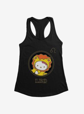 Hello Kitty Star Sign Leo Stencil Womens Tank Top