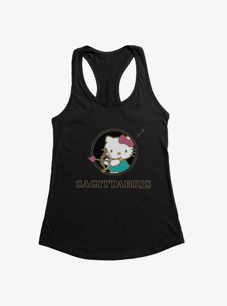 Boxlunch Hello Kitty Star Sign Sagittarius Stencil Womens Tank Top