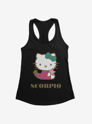 Hello Kitty Star Sign Scorpio Womens Tank Top