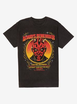 Star Wars: Episode I - The Phantom Menace Darth Maul Always Remember T-Shirt BoxLunch Exclusive