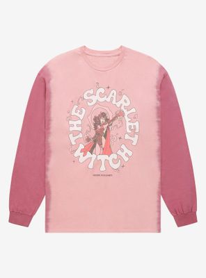 Marvel Scarlet Witch Retro Split-Dye Long Sleeve T-Shirt - BoxLunch Exclusive