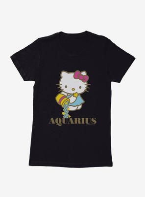 Hello Kitty Star Sign Aquarius Womens T-Shirt
