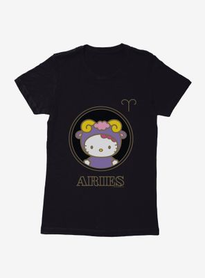 Hello Kitty Star Sign Aries Stencil Womens T-Shirt