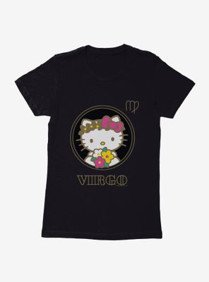 Hello Kitty Star Sign Capricorn Stencil Womens T-Shirt
