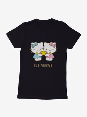 Hello Kitty Star Sign Gemini Womens T-Shirt