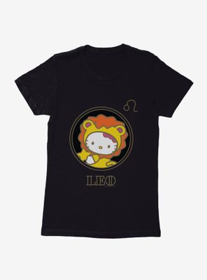Hello Kitty Star Sign Leo Stencil Womens T-Shirt