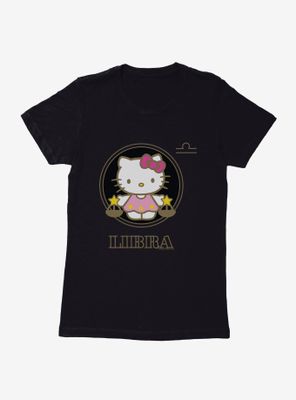 Hello Kitty Star Sign Libra Stencil Womens T-Shirt