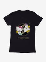 Hello Kitty Star Sign Pisces Stencil Womens T-Shirt