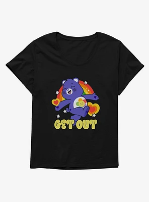 Care Bears Harmony Bear Get Out Girls T-Shirt Plus