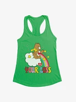 Care Bears Tenderheart Bear Your Loss Girls Tank Top