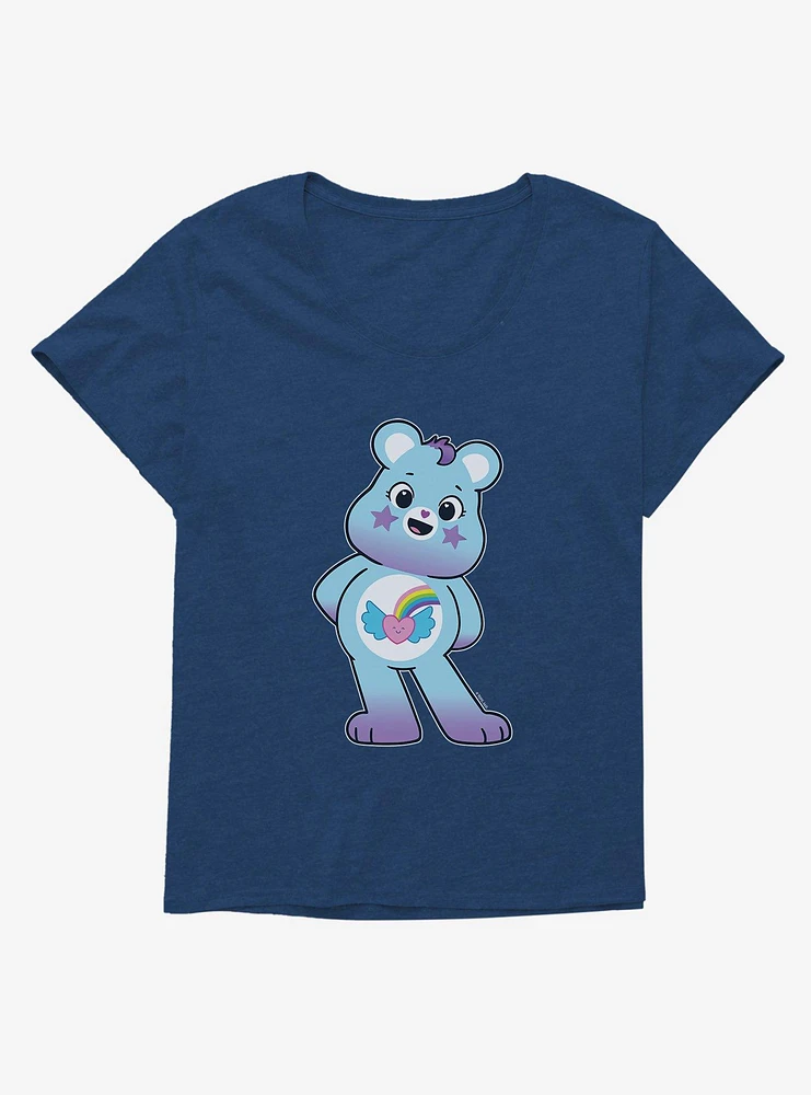 Care Bears Dream Bright Bear Standing Girls T-Shirt Plus