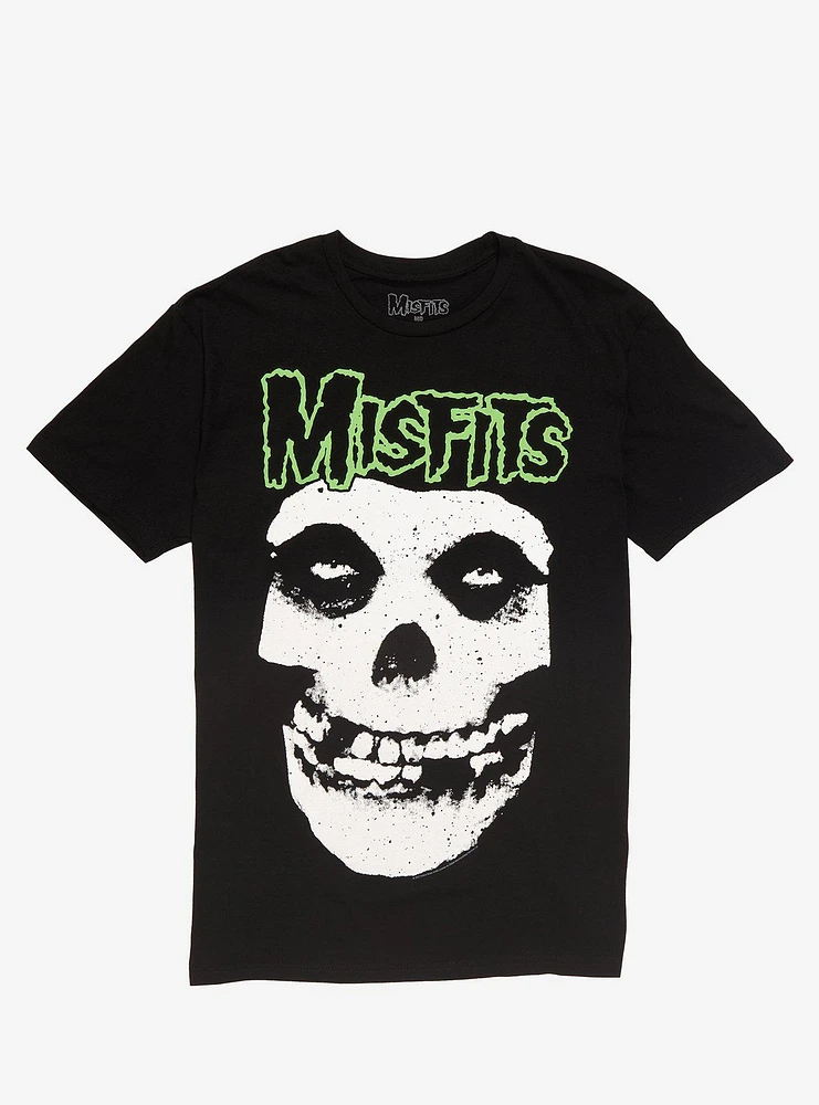 Misfits Green Fiend Skull T-Shirt