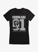 Cobra Kai S4 Varsity Number Girls T-Shirt