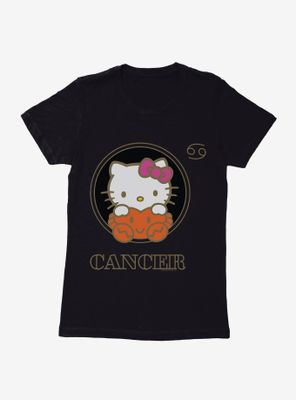 Hello Kitty Star Sign Cancer Stencil Womens T-Shirt