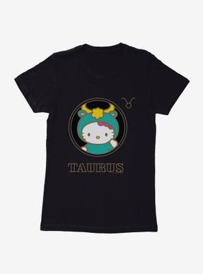 Hello Kitty Star Sign Taurus Stencil Womens T-Shirt