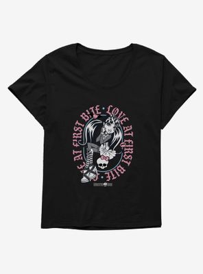 Monster High Draculaura Love At First Bite Womens T-Shirt Plus