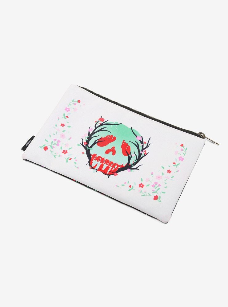 Loungefly Disney Snow White And The Seven Dwarfs Poison Apple Floral Makeup Bag