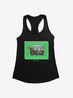 Rick And Morty Talking Cat Womens Tank Top