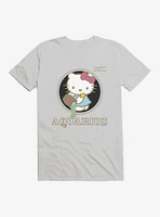Hello Kitty Star Sign Aquarius Stencil T-Shirt
