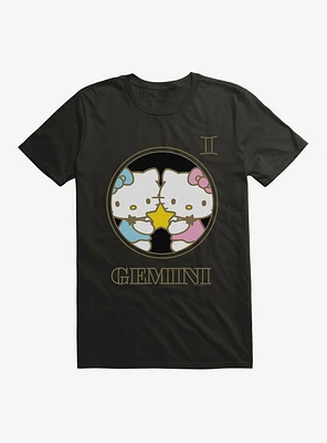 Hello Kitty Star Sign Gemini Stencil T-Shirt