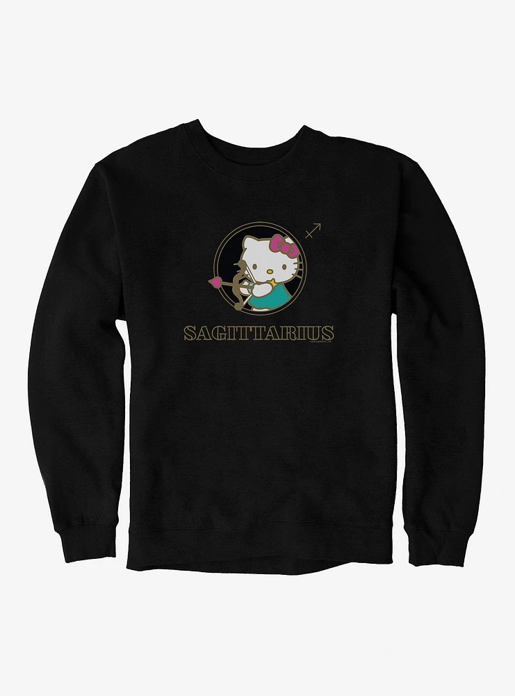 Hello Kitty Star Sign Sagittarius Stencil Sweatshirt