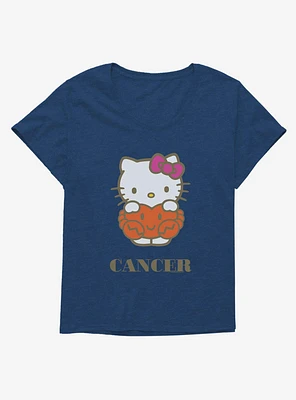 Hello Kitty Star Sign Cancer Girls T-Shirt Plus