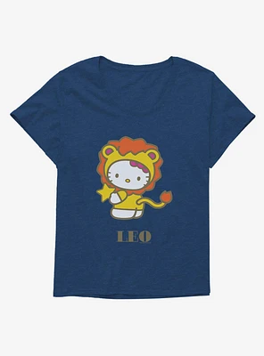 Hello Kitty Star Sign Leo Girls T-Shirt Plus