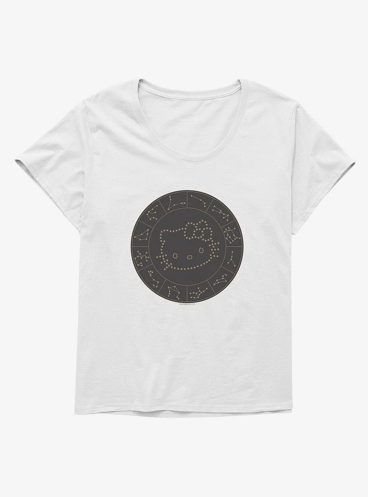 Hello Kitty Star Sign Map Girls T-Shirt Plus