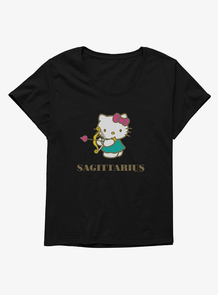 Hello Kitty Star Sign Sagittarius Girls T-Shirt Plus