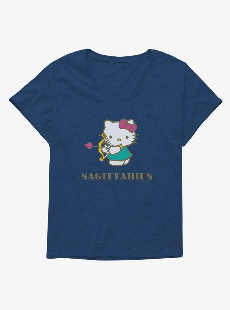 Hello Kitty Star Sign Sagittarius Girls T-Shirt Plus