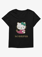 Hello Kitty Star Sign Scorpio Girls T-Shirt Plus