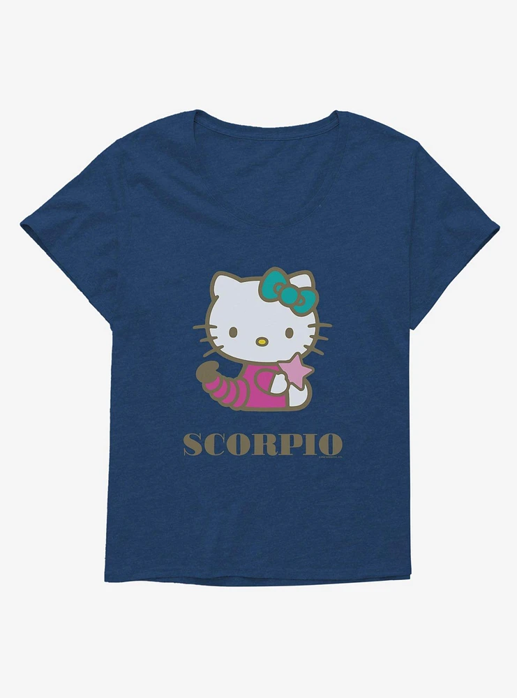 Hello Kitty Star Sign Scorpio Girls T-Shirt Plus