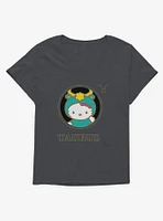 Hello Kitty Star Sign Taurus Stencil Girls T-Shirt Plus
