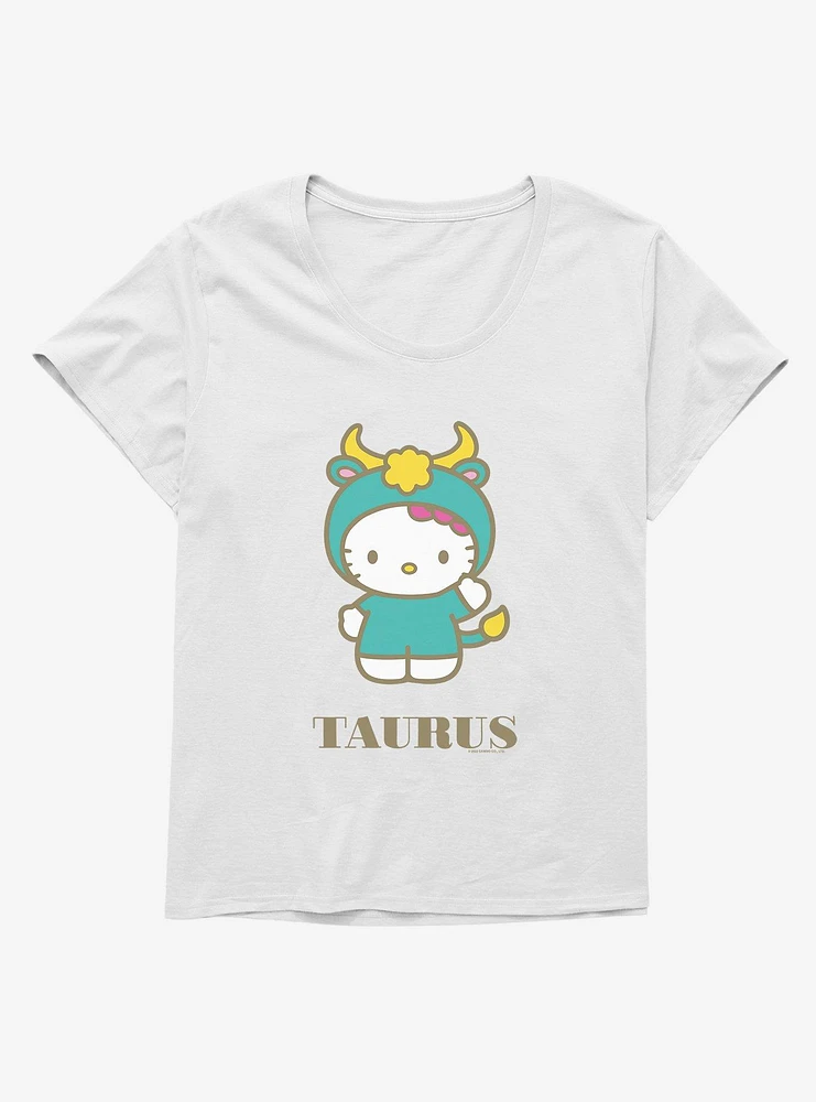 Hello Kitty Star Sign Taurus Girls T-Shirt Plus