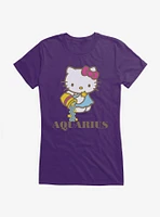 Hello Kitty Star Sign Aquarius Girls T-Shirt