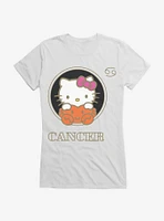 Hello Kitty Star Sign Cancer Stencil Girls T-Shirt