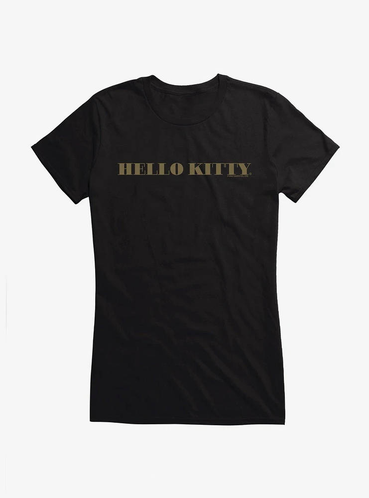 Hello Kitty Star Sign Logo Girls T-Shirt