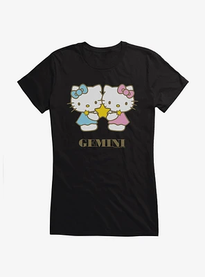 Hello Kitty Star Sign Gemini Girls T-Shirt