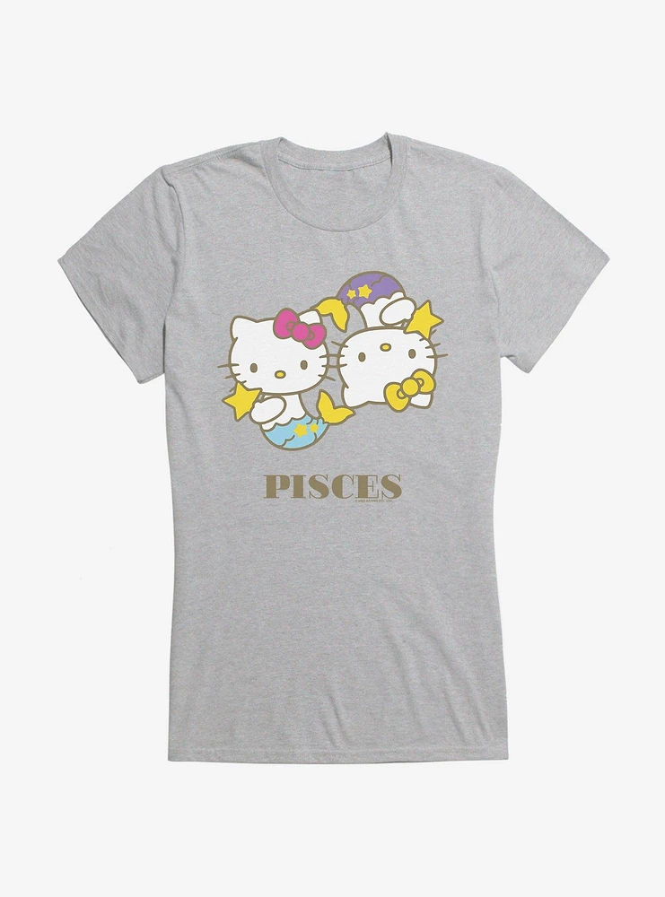 Hello Kitty Star Sign Pisces Girls T-Shirt