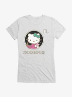 Hello Kitty Star Sign Scorpio Stencil Girls T-Shirt