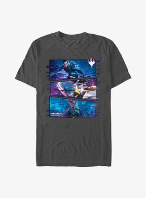 Magic The Gathering Kamigawa: Neon Dynasty Planeswalkers Glitch Panel T-Shirt