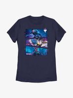 Magic The Gathering Kamigawa: Neon Dynasty Planeswalkers Glitch Panel Womens T-Shirt