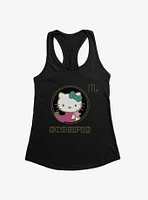 Hello Kitty Star Sign Scorpio Stencil Girls Tank