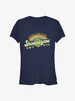 Dungeons And Dragons Here For Shenanigans Girls T-Shirt