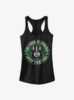 Star Wars Luck Is Strong Girls Tank Top