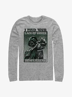 Star Wars Darth Vader Mean Green Long-Sleeve T-Shirt