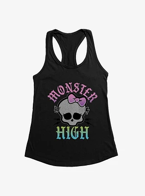 Monster High Color Skull Logo Girls Tank