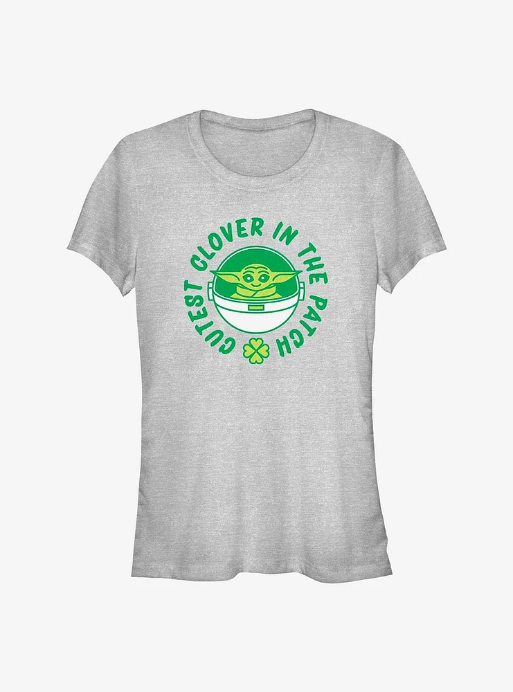 Star Wars The Mandalorian Clover Patch Girls T-Shirt