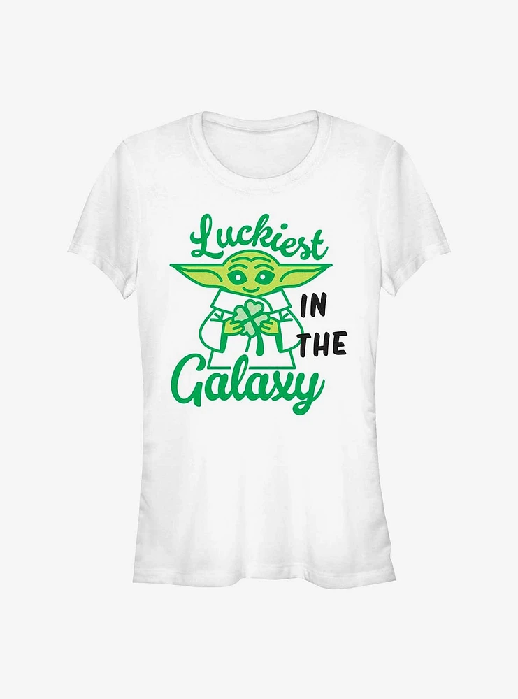 Star Wars The Mandalorian Lucky Galaxy Girls T-Shirt